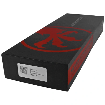 Microtech Santoku 6'' Kitchen Knife Merlot G10, Stonewashed MK390 (3200-10MR)