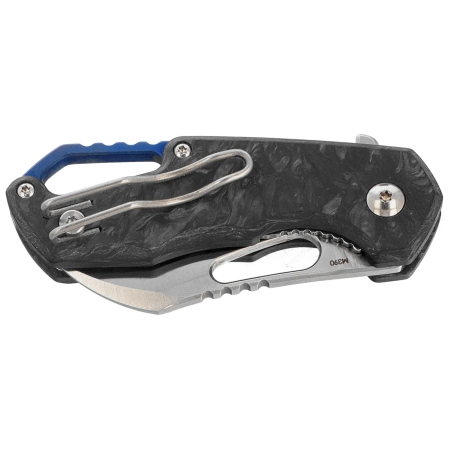 Nóż składany MKM Isonzo Hawkbill Marble Carbon Fiber, Satin M390 by Jesper Voxnæs (MK FX03M-1CM)