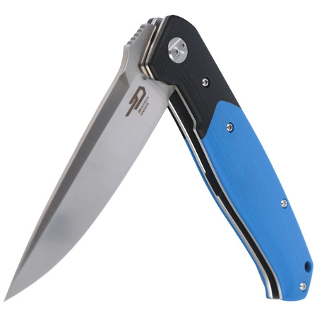Bestech Knife Swordfish Black / Blue G10, Satin D2 (BG03D)