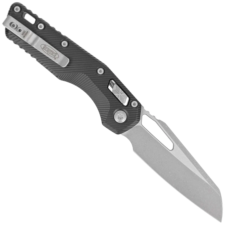 Nóż składany Microtech MSI S/E Fluted Black Aluminium, Apocalyptic M390MK by Tony Marfione (210-10APFL)