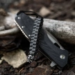 M-Tac knife lanyard Cuboid Skull Black/Grey paracord (10285211)