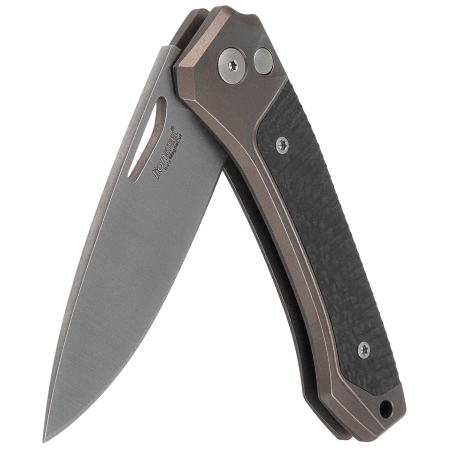 LionSteel Twain Bronze Titanium/Carbon Fiber, Satin MagnaCut by Gianni Pauletta (TW BR CF)