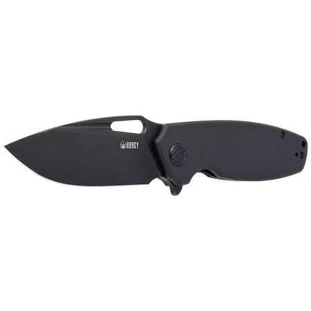 Nóż składany Kubey Tityus Black G10, Dark Stonewashed D2 (KU322C)