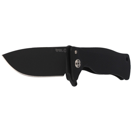 LionSteel SR11A Black Aluminum, Black Sleipner by Molletta (SR11A BB)