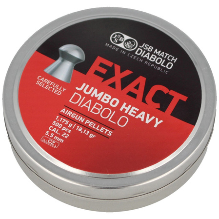 Śrut JSB Exact Jumbo Heavy 5.52mm, 500szt (546287-500)