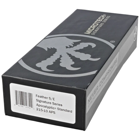 Nóż Microtech Feather Apocalyptic Stonewash D2 by Bastinelli Creations (215-10APS)