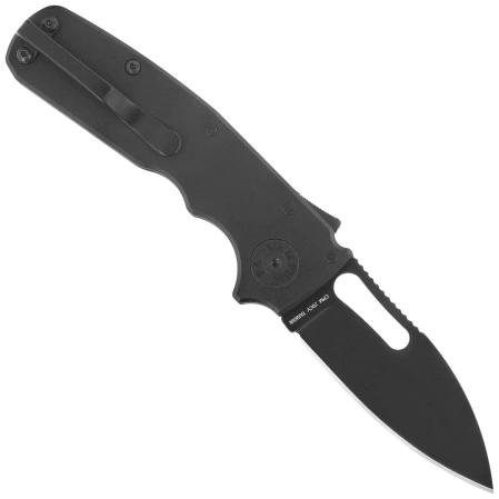 Nóż składany Demko Shark Cub Stealth Slicer Shark Black Aluminium, Black DLC CPM20CV by Andrew Demko (SC-STE-20CVDLC-BK-SS)