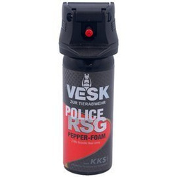 Gaz pieprzowy KKS VESK RSG Police 2mln SHU, Foam-Piana 50 ml (12050-F)