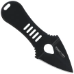 K25 RK-32759 Neck Knife Black Steel, Black Titanium 7Cr17MoV