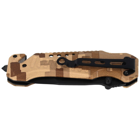 Puma Solingen Rescue Folder Camo Aluminium, Black Coated (306312)