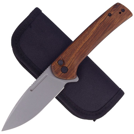 Civivi Knife Conspirator Cuibourtia Wood, Gray Stonewashed (C21006-3)
