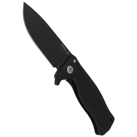 Nóż składany LionSteel SR11A Black Aluminum, Black Sleipner by Molletta (SR11A BB)