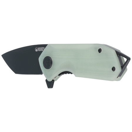 Kubey Campe KU203I Knife Jade G10, Dark Stonewashed D2