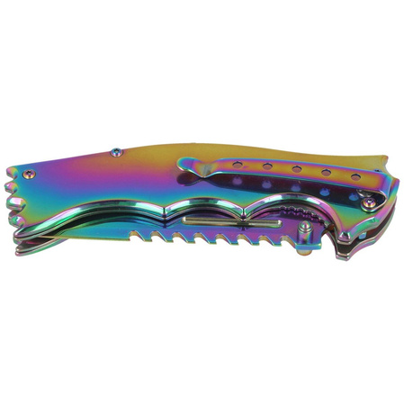 Herbertz CJH Knife Rainbow Titanium/Pearl, Rainbow Titanium 3Cr13MoV (ART000136)