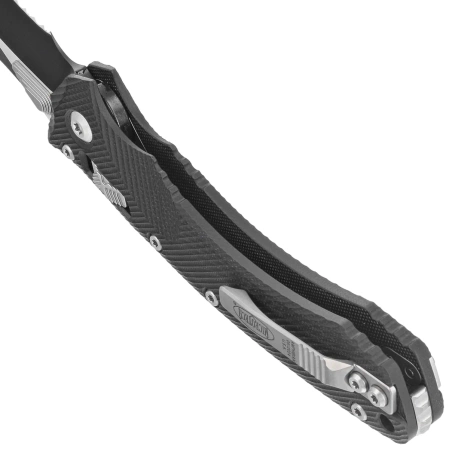 Microtech Amphibian Ram-Lok P/S Fluted Black G10, Black M390MK by Tony Marfione (137RL-2FLGTBK)