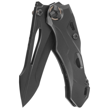 Nóż składany RikeKnife Athron A Black DLC Titanium, Black DLC M390 (RK-Athron A-B)