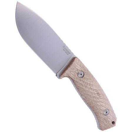 Nóż LionSteel M3 Natural Canvas Micarta, Satin Niolox by Michele Pensato (M3 CVN)