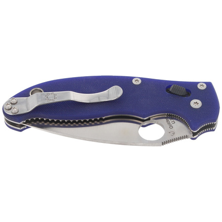 Spyderco Manix 2 G-10 Dark Blue CPM S110V Knife (C101GPDBL2)