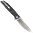 Bestech Knife Ascot Carbon Fiber / Black G10, Satin D2 (BG19A)