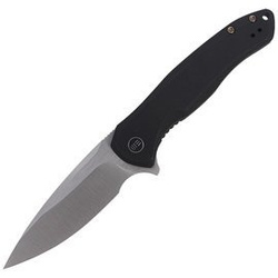 Nóż składany WE Knife Kitefin Black Titanium, Satin Finish CPM S35VN (2001G)