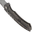 Nóż składany WeKnife Swiftfin Tiger Stripe Titanium, Damasteel Thor (WE23051-DS1)