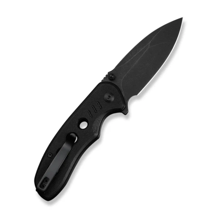 Civivi Triptych Knife Black G10, Black Stonewashed 14C28N (C23085B-1)