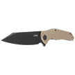 Kubey Knife Flash Tan G10, Blackwashed AUS-10 (KU158J)