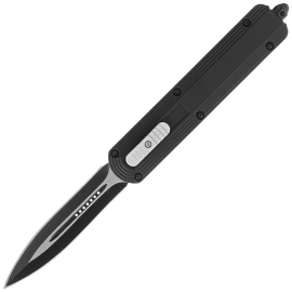 Dulotec OTF Knife Black Aluminum, Black 3Cr13MoV (K190A-BK)