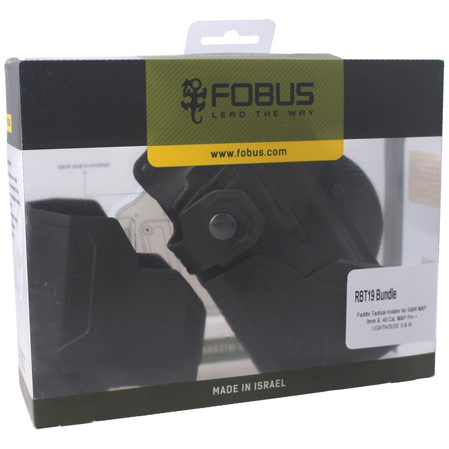 Holster, flashlight covers, laser Fobus S&M, IWI, Taurus, Canik (RBT19 Bundle)