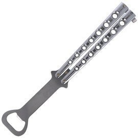 Otwieracz do butelek Herbertz CJH Balisong, Chrome (44078 - 571113)