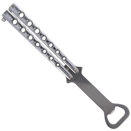 Otwieracz do butelek Herbertz CJH Balisong, Chrome (44078 - 571113)