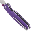 Bestechman Velix Knife Purple G10, Satin/Stonewashed 14C28N by Ostap Hel (BMK07C)