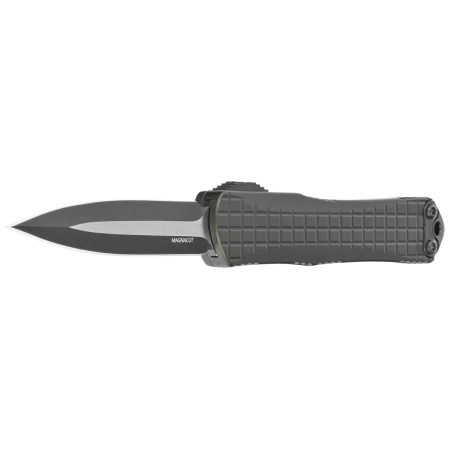 Nóż automatyczny OTF Heretic Manticore S D/E Green Frag Aluminium, Black/Satin MagnaCut by Tony Marfione Jr.