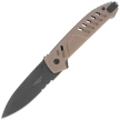 Extrema Ratio MF1 EVO SP Knife Tactical Mud Aluminum, Black MIL-C N690 (04.1000.0233/BLK/TM)