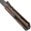Nóż składany Medford TFF-4 Tanto Bronze Titanium / Black G10, Flm HW, Std Clip, Black DLC S45VN by Greg Medford (MK1404PT-36A1-TFCP-BP)