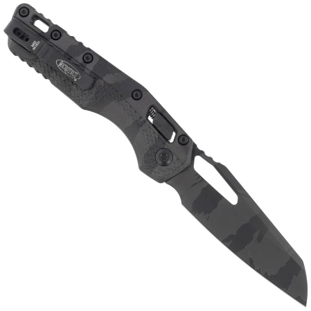 Nóż składany Microtech MSI S/E Ram-Lok Midnight Tiger Camo Tri-Grip Polymer, Midnight Tiger Camo M390MK by Tony Marfione (210T-1PMMTC-X8Z4)