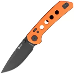 Nóż składany Reate PL-XT Orange G10, Black PVD Nitro-V