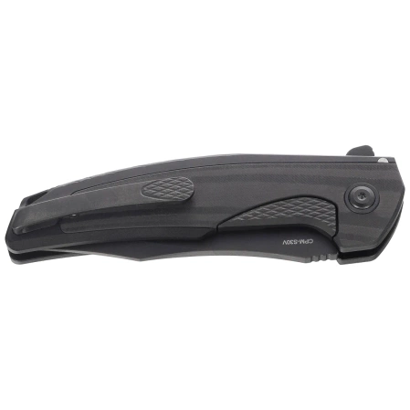 Reate Jack Jr. Knife Black Aluminium, Black DLC S30V (Jack Jr. BKAL DLC BKAL)