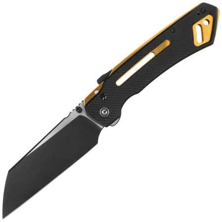 Civivi Buster FG Knife Black G10, Black Stonewashed/Satin Nitro-V by Snecx Tan (C24052-1)