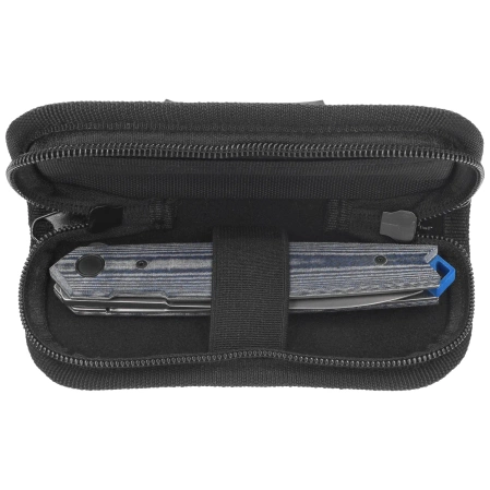 Fox Pacifico Knife Denim Micarta, Stonewashed MagnaCut by Bob Terzuola (FX-ATC-OG02 MD)