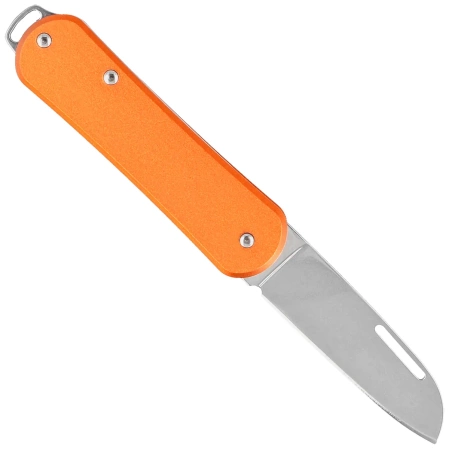 Fox Vulpis Orange Aluminium, Polished N690Co Pocket Knife (FX-VP108 OR)