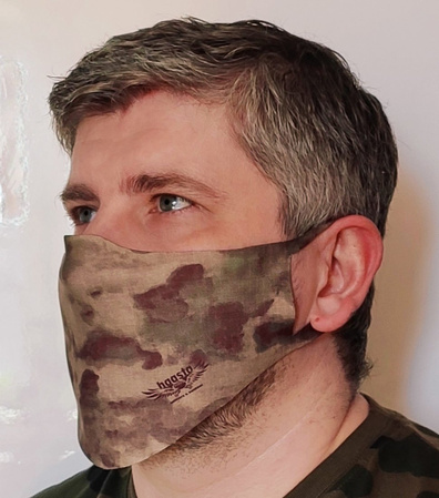 Maseczka ochronna Haasta kamuflaż A-Tacs FG (MAS-CAM A-TACS FG L)