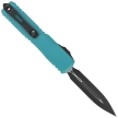 Microtech Ultratech Gen IV D/E OTF Knife Cyan Aluminum, Black M390MK by Tony Marfione (11224-1CN)