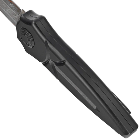 Paragon Warlock-X Convergence Black Aluminum, Damascus Baker Forge Raindrop Gomai Copper Shim 80CRV (WLOCX-CV-B-BFD)