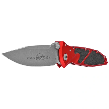 Microtech Socom Elite S/E-M Knife Red Aluminum, Apocalyptic M390 by Tony Marfione (160-10APRD)
