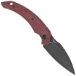 Nóż składany Fox Honos Plum Jute Micarta, Black Stonewashed BECUT by Bastinelli (FX-538 MP)