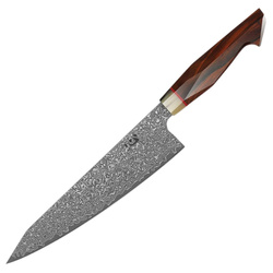 Xin Cutlery XinCraft 9'' Japan Chef Kitchen Knife Buffalo Horn/Rosewood/G10, Damascus VG10 (XC117)
