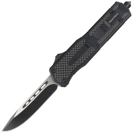 Nóż automatyczny Dulotec OTF Aluminium / Carbon Fiber, Two-Tone Finish 3Cr13MoV (K185A)