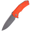 Nóż składany LionSteel KUR G10 Orange, Stonewashed Sleipner by Molletta (KUR OR)