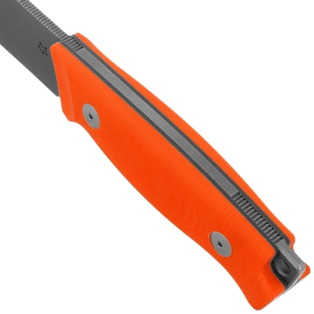 Nóż Fox Rifle Receiver Orange G10, Acid Stonewashed Becut by Riccardo Gobbato (FX-662 OR)